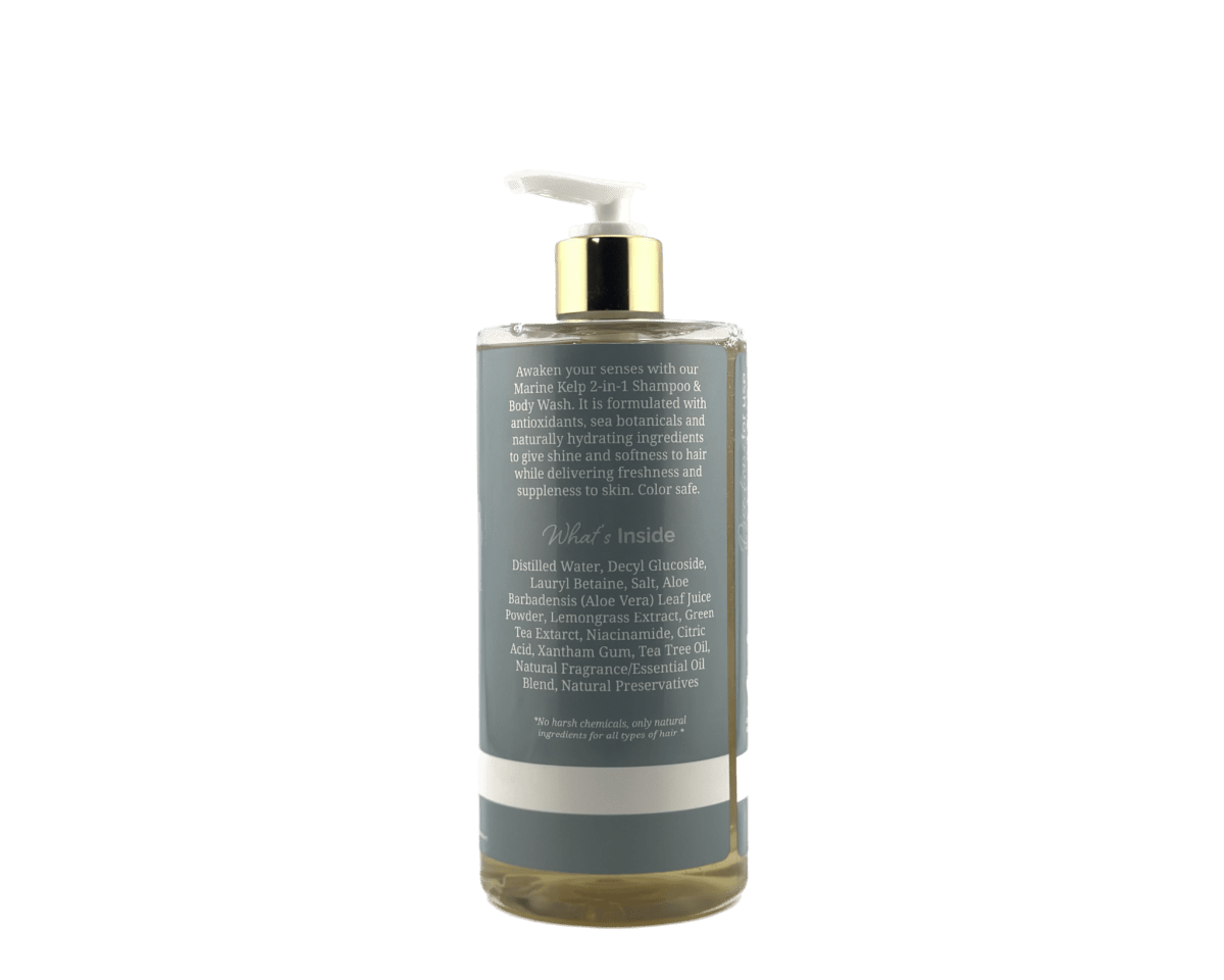 Marine Kelp Body Wash - LaJAshley Natural Vegan Shampoo for All Hair & Skin Types