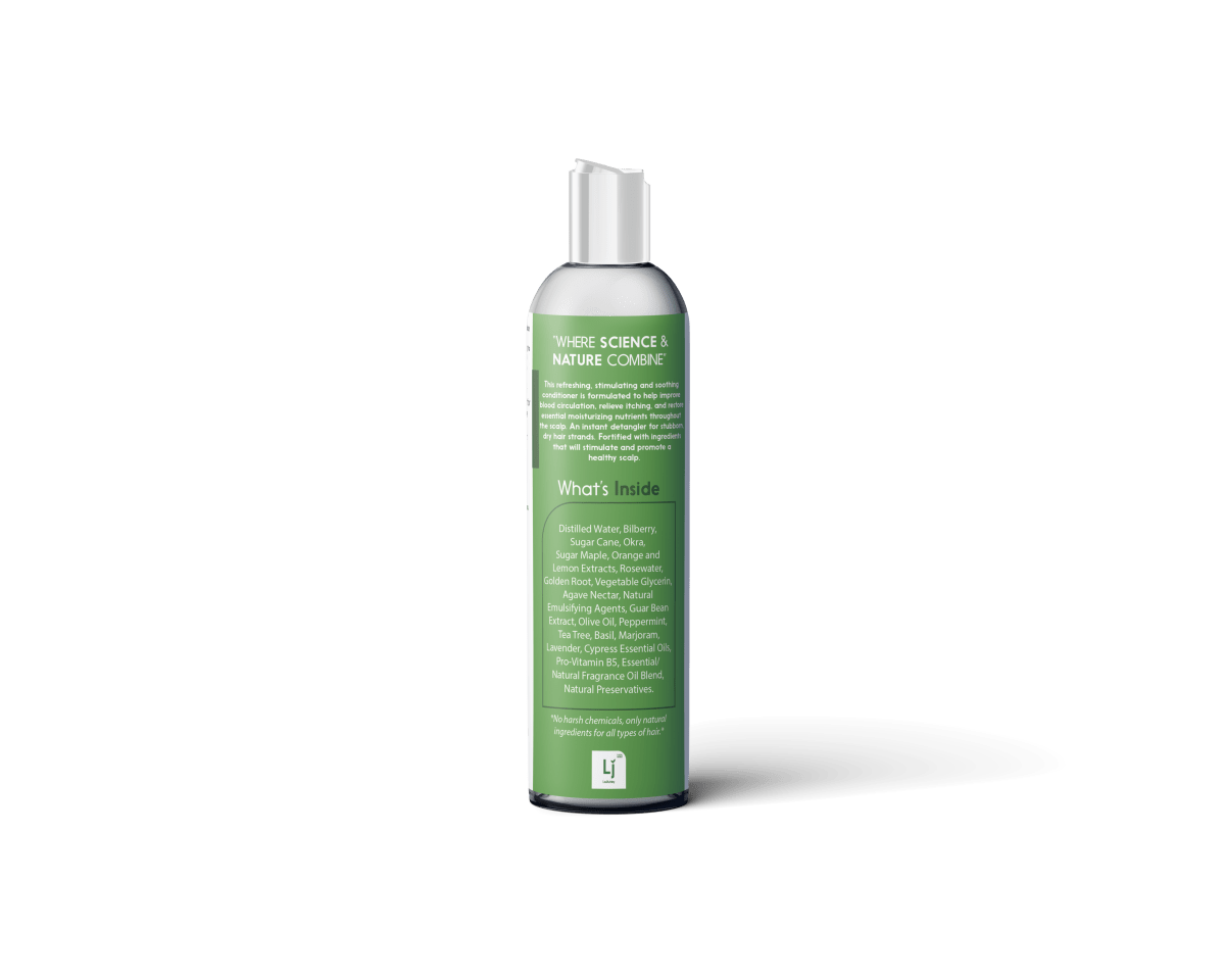 Mint - Tea Stimulating Deep Conditioner - LaJAshley Natural Vegan Conditioner for All Hair & Skin Types