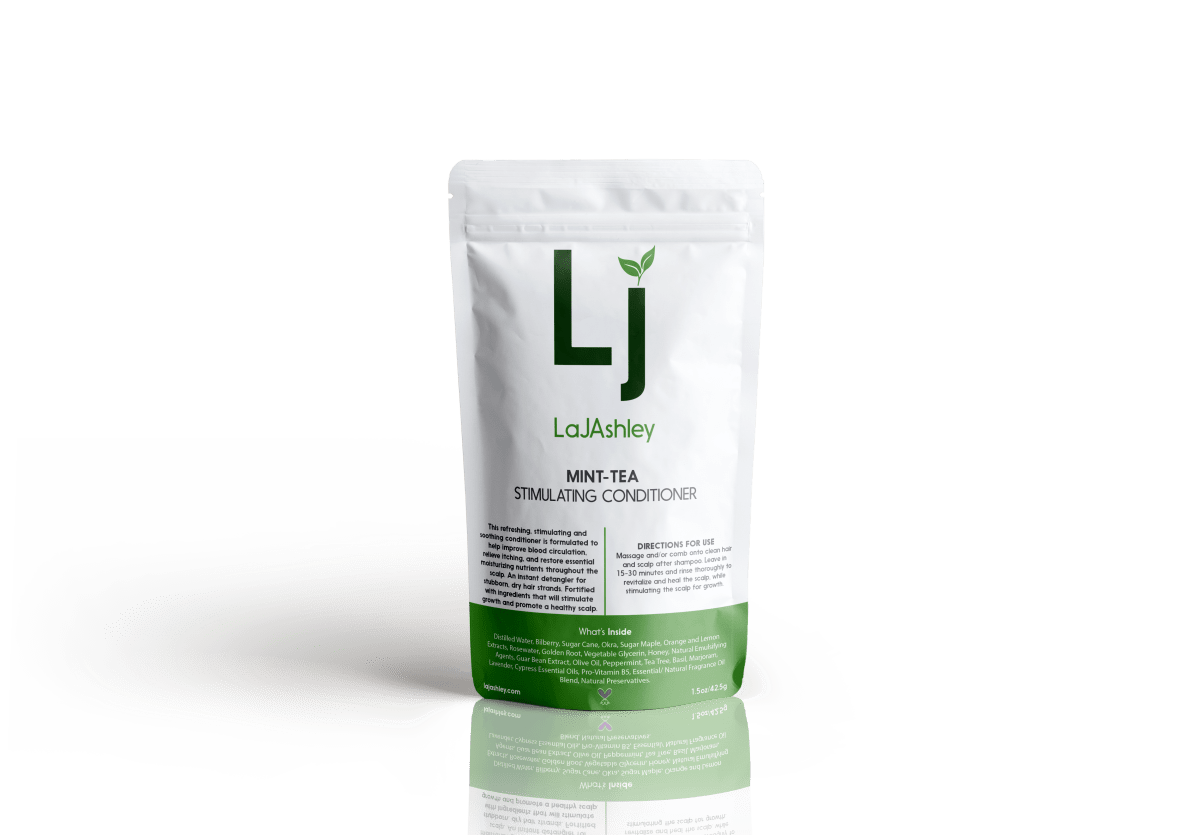 Mint - Tea Stimulating Deep Conditioner - LaJAshley Natural Vegan Conditioner for All Hair & Skin Types