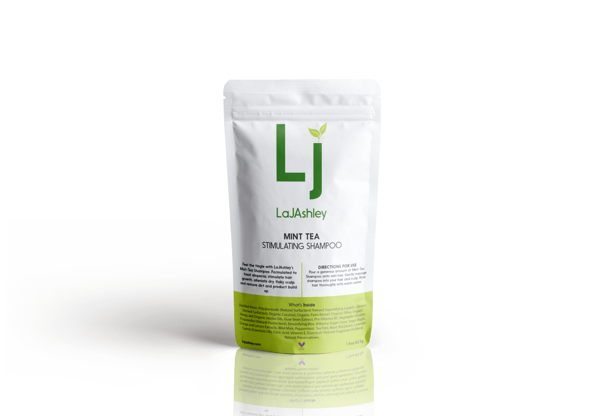 Mint - Tea Stimulating Shampoo - LaJAshley Natural Vegan Shampoo for All Hair & Skin Types