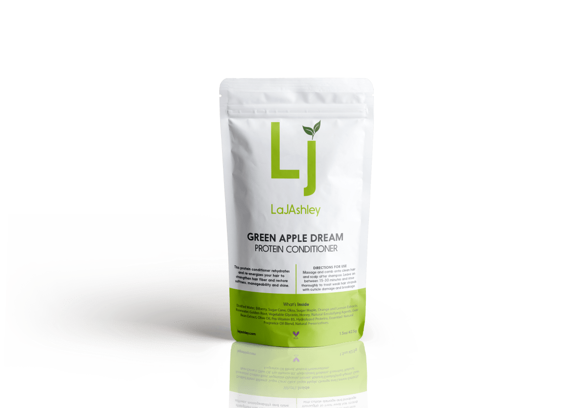 Repairing Green Apple Dream Protein Conditioner - LaJAshley Natural Vegan Conditioner for All Hair & Skin Types