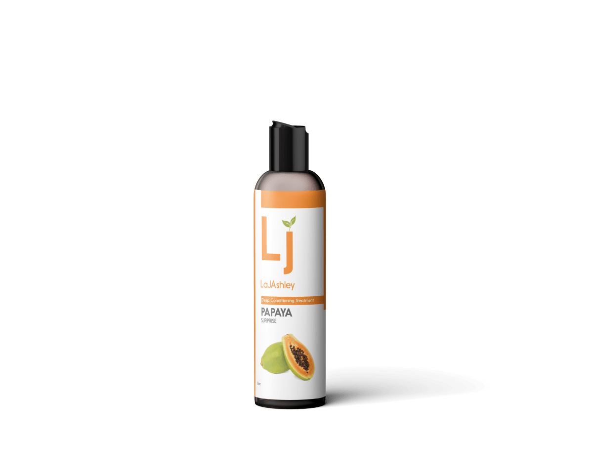 Strengthening Papaya Surprise Deep Conditioning Treatment - LaJAshley Natural Vegan Conditioner for All Hair & Skin Types