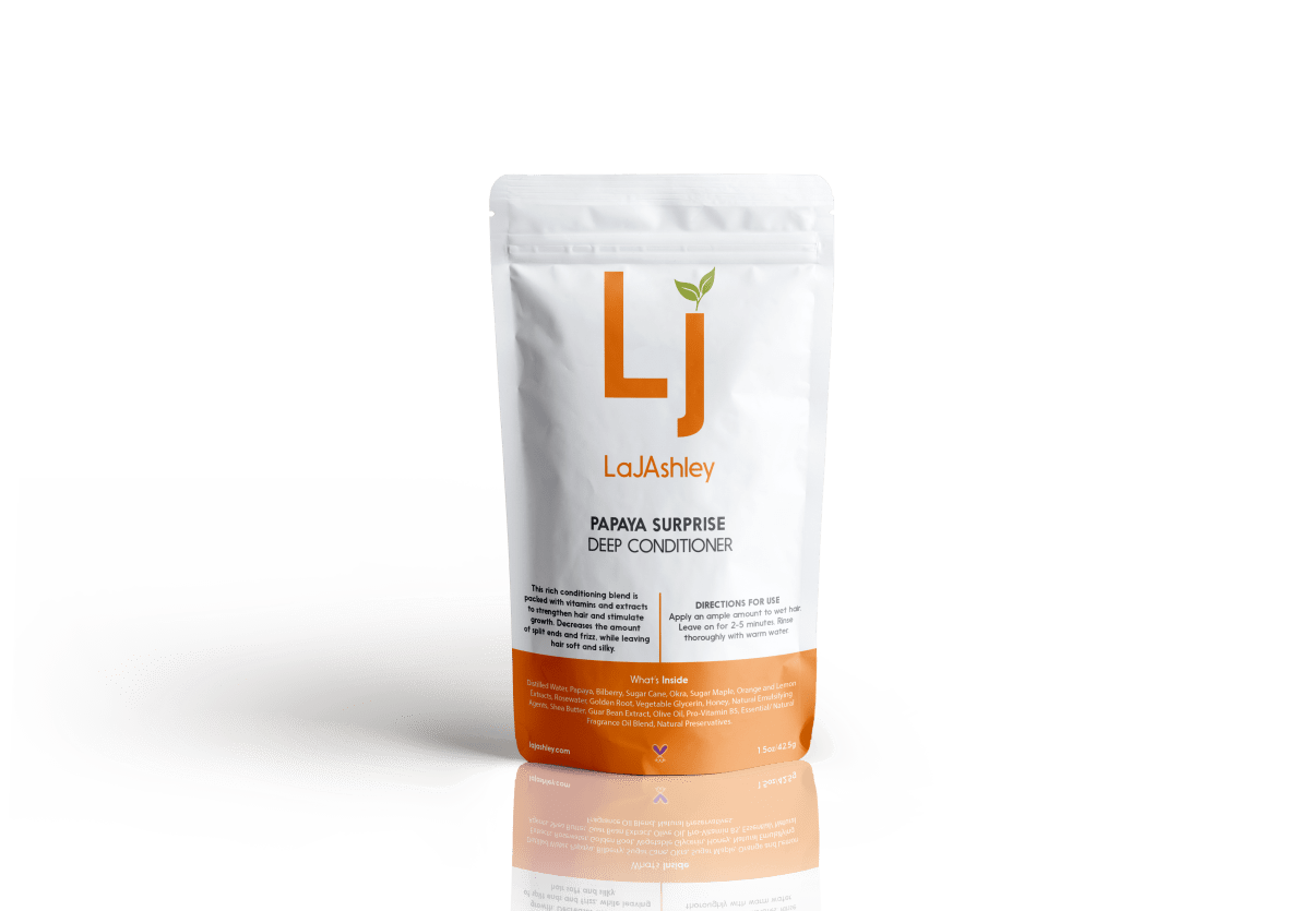 Strengthening Papaya Surprise Deep Conditioning Treatment - LaJAshley Natural Vegan Conditioner for All Hair & Skin Types
