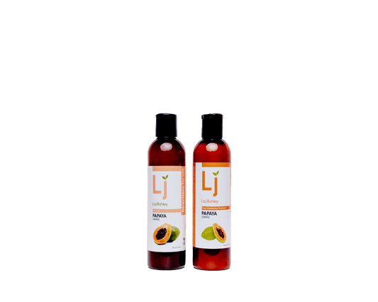 Strengthening Papaya Surprise Duo (Shampoo & Conditioner) - LaJAshley Natural Vegan Collection for All Hair & Skin Types