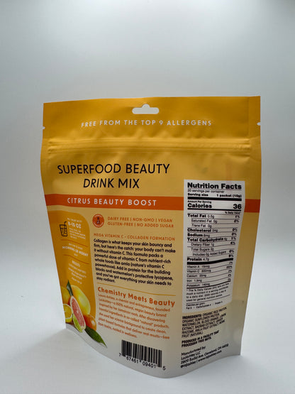 Citrus Beauty Boost 🍊 Superfood Beauty Drink Mix