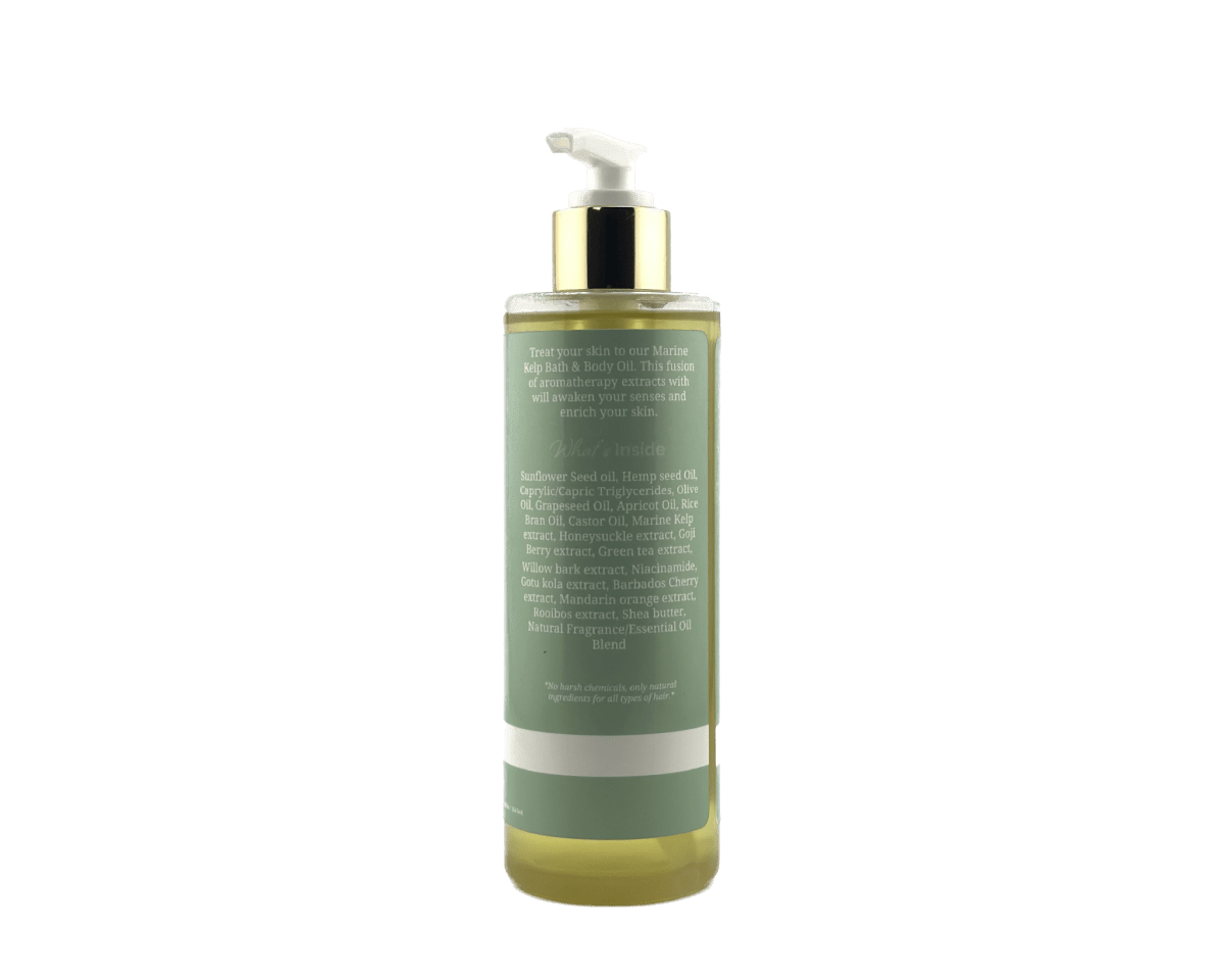 Marine Kelp Bath & Body Oil - LaJAshley Natural Vegan Oil for All Hair & Skin Types
