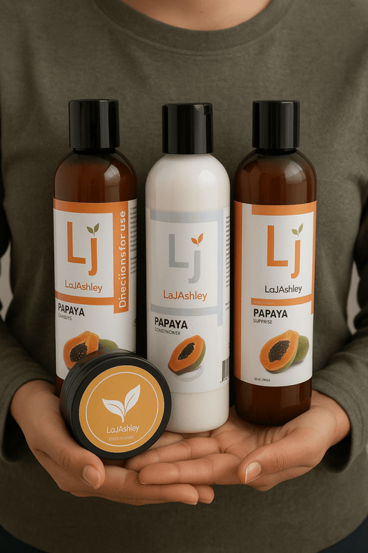 Moisture Rich Collection - LaJAshley Natural Vegan Collection for All Hair & Skin Types