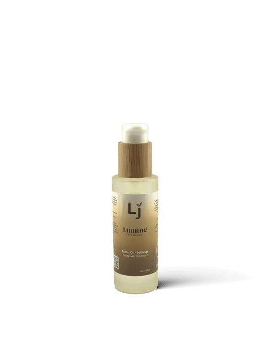 Nourishing Facial Oil Cleanser + Makeup Remover - LaJAshley Natural Vegan "NEW" Facial Care for All Hair & Skin Types