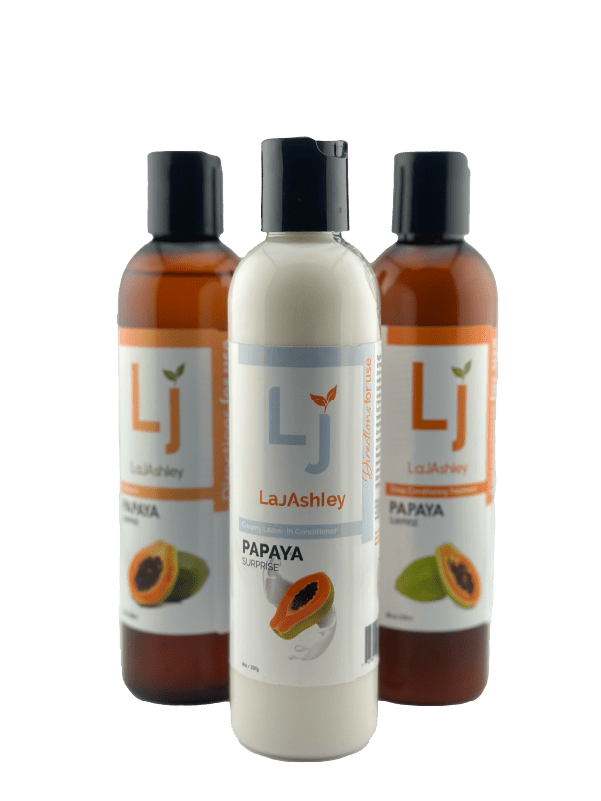 Papaya Surprise Trio - LaJAshley Natural Vegan Collection for All Hair & Skin Types