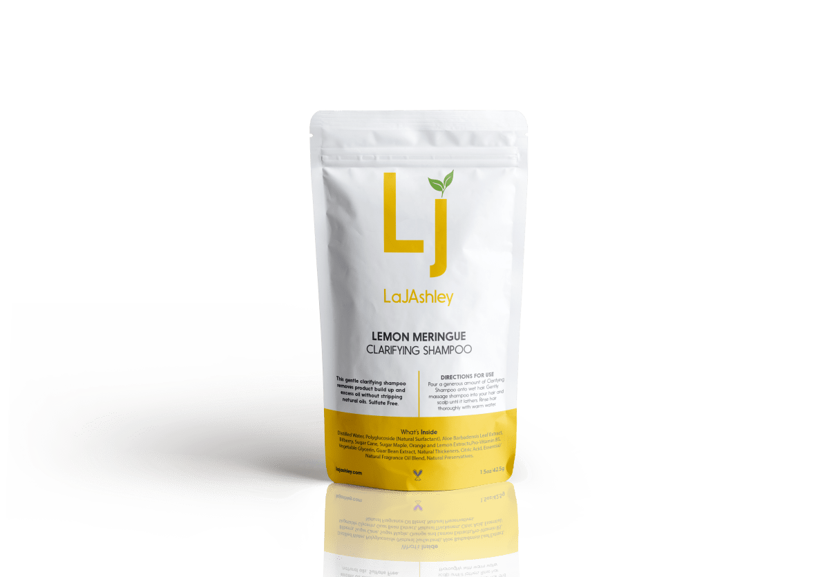 Lemon Meringue Clarifying Shampoo - LaJAshley Natural Vegan Shampoo for All Hair & Skin Types