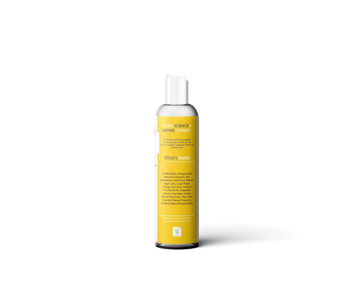 Lemon Meringue Clarifying Shampoo - LaJAshley Natural Vegan Shampoo for All Hair & Skin Types