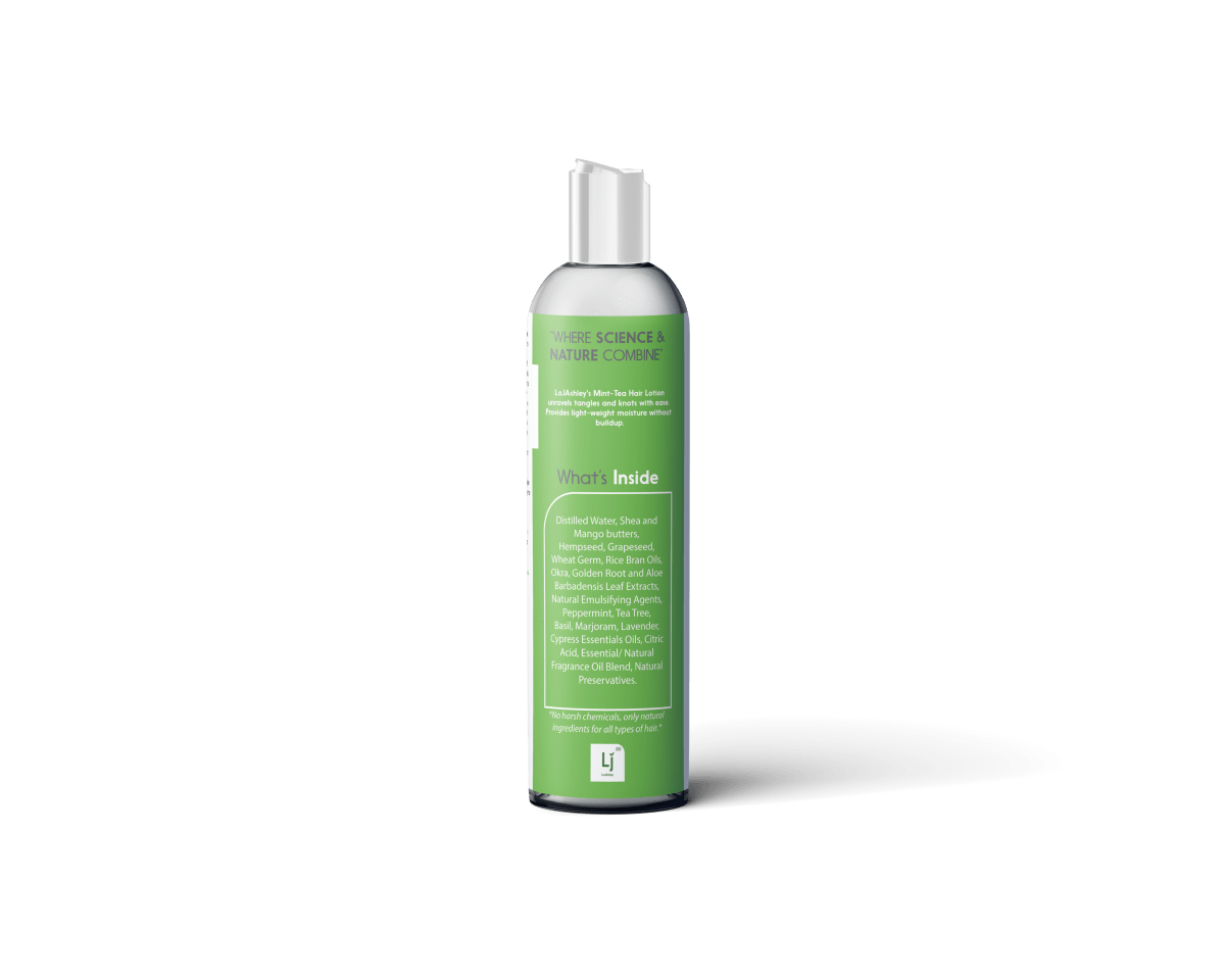 Mint - Tea Hair Lotion - LaJAshley Natural Vegan Moisturizer for All Hair & Skin Types