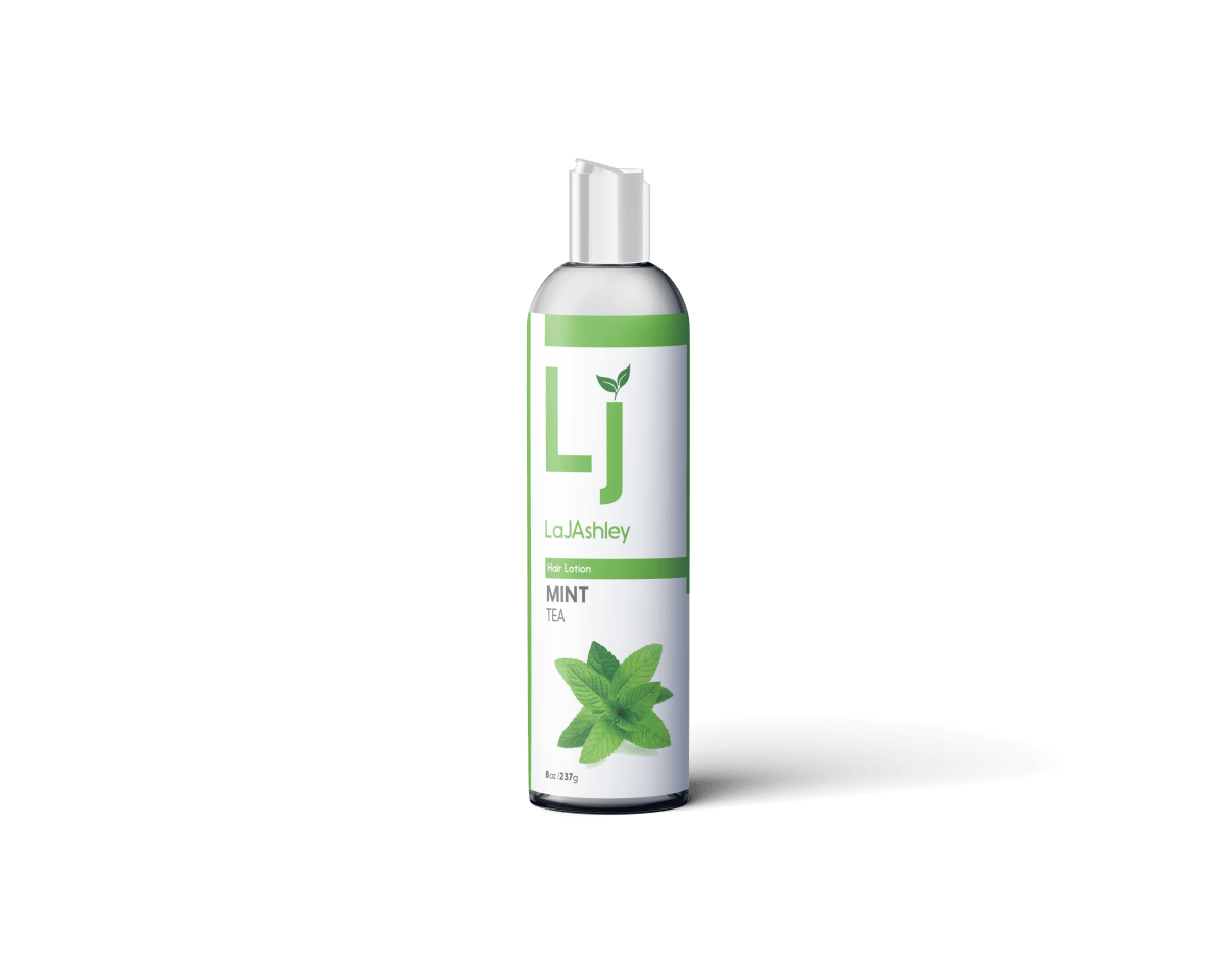 Mint - Tea Hair Lotion - LaJAshley Natural Vegan Moisturizer for All Hair & Skin Types