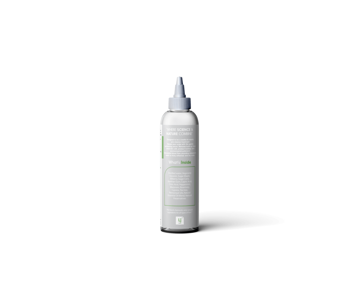 Mint Tea Scalp Exfoliating Serum 6 oz - LaJAshley Natural Vegan Serum for All Hair & Skin Types