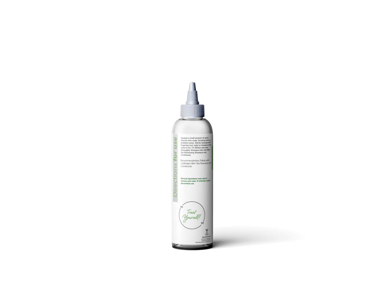 Mint Tea Scalp Exfoliating Serum 6 oz - LaJAshley Natural Vegan Serum for All Hair & Skin Types