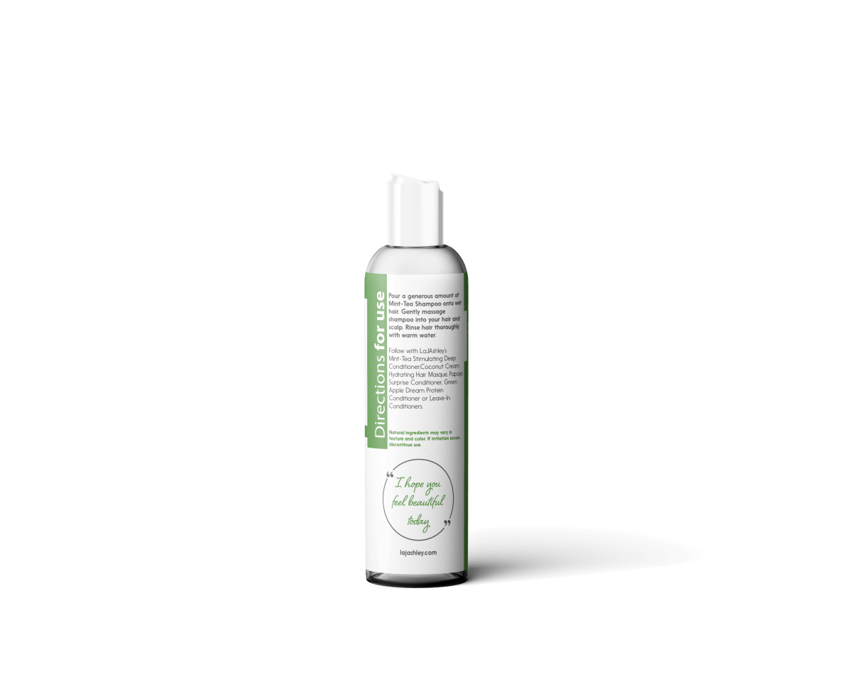 Mint - Tea Stimulating Shampoo - LaJAshley Natural Vegan Shampoo for All Hair & Skin Types