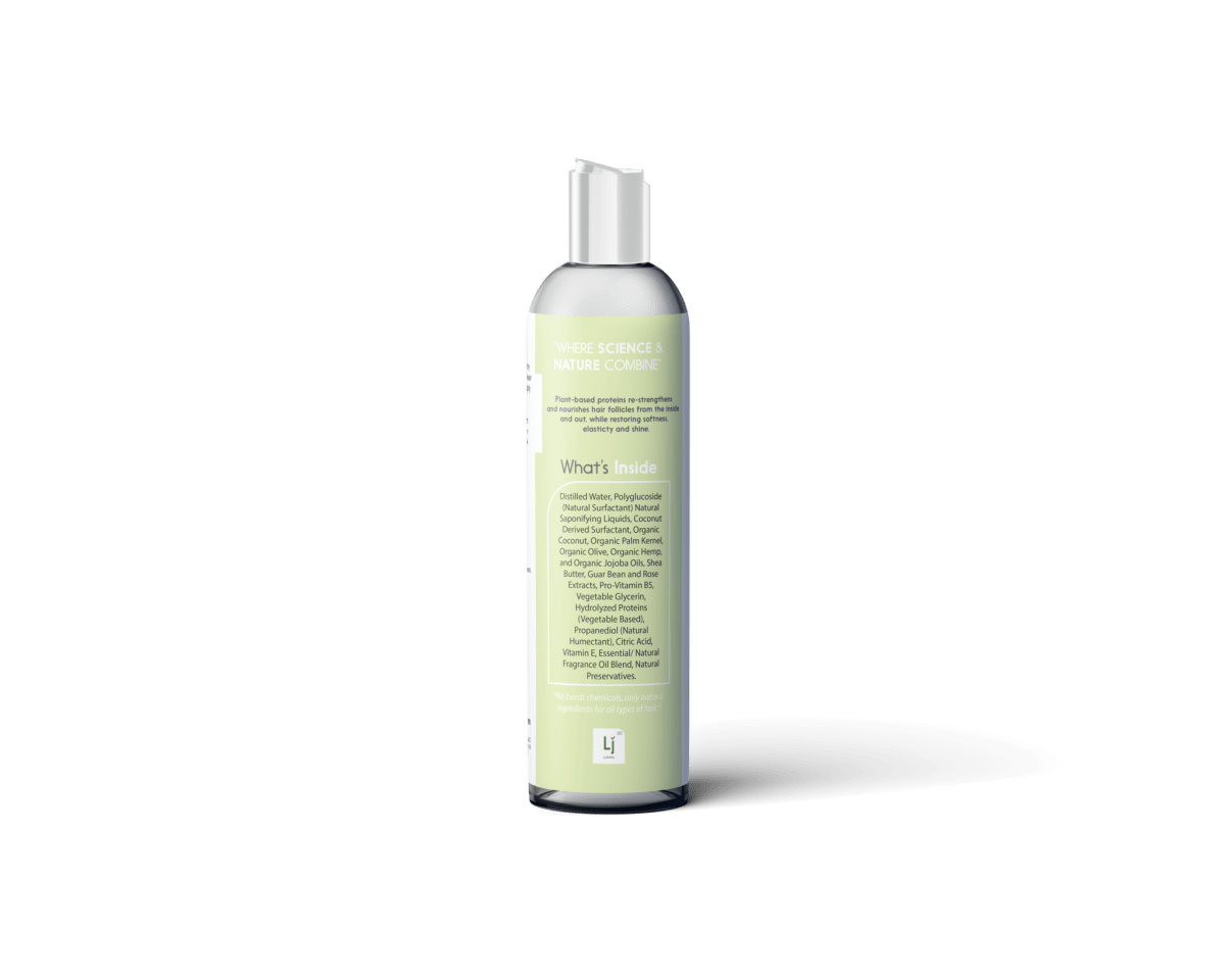 Repairing Green Apple Dream Protein Shampoo - LaJAshley Natural Vegan Shampoo for All Hair & Skin Types