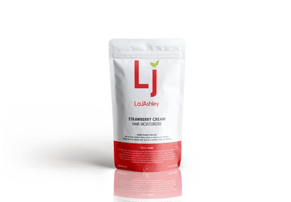 Strawberry Cream Hair Moisturizer - LaJAshley Natural Vegan Moisturizer for All Hair & Skin Types