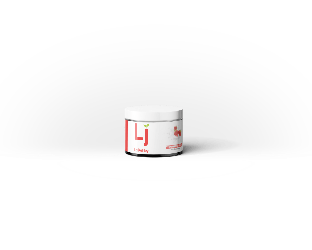 Strawberry Cream Hair Moisturizer - LaJAshley Natural Vegan Moisturizer for All Hair & Skin Types